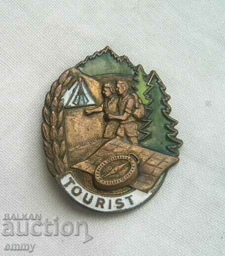 Tourist badge - with number, email