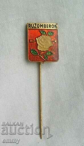 Stema - Ruzomberok/ orașul Ruzomberok, Slovacia cu preț 5.00 BGN | € 2.56 Stema - Ruzomberok/ orașul Ruzomberok, Slovacia cu preț 5.00 BGN | € 2.56