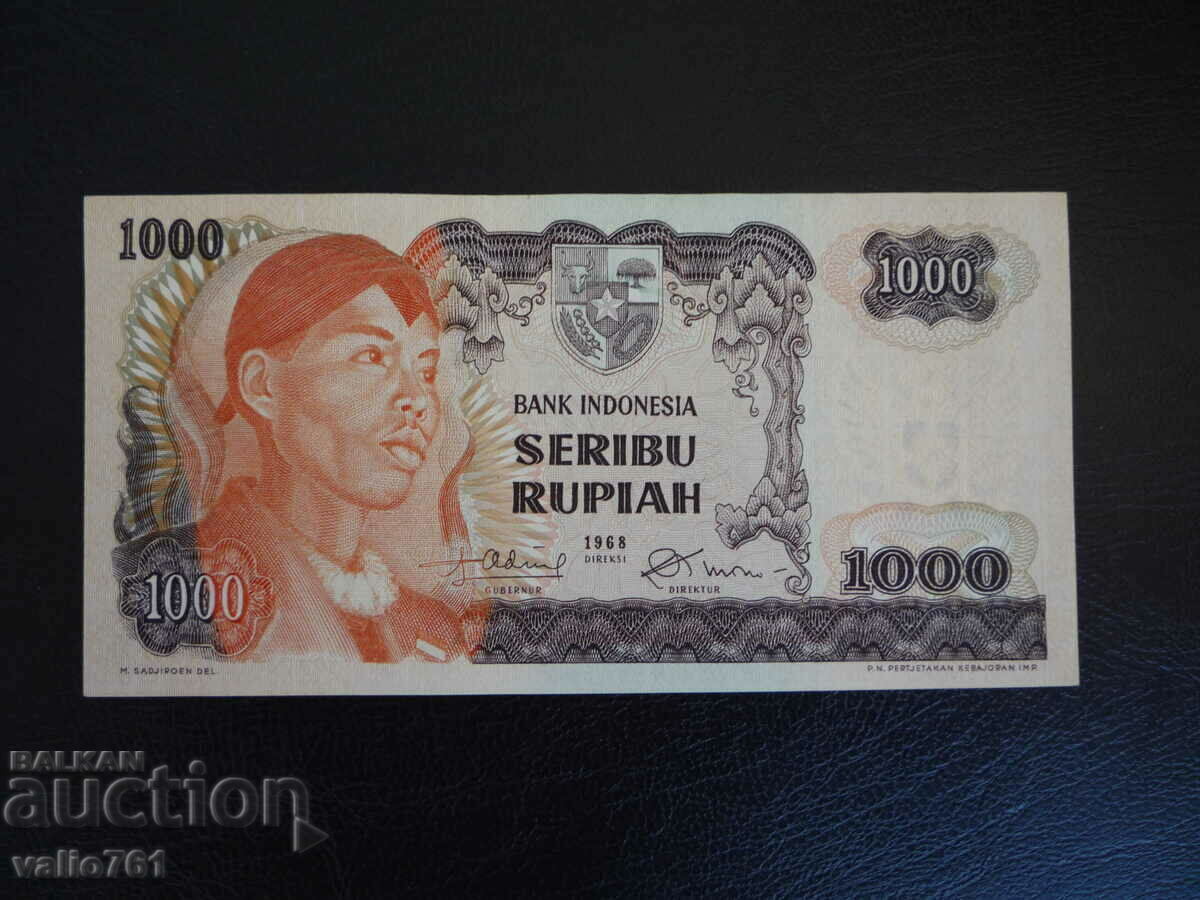 INDONESIA 1000 RUPIES 1968 NOU UNC RARE