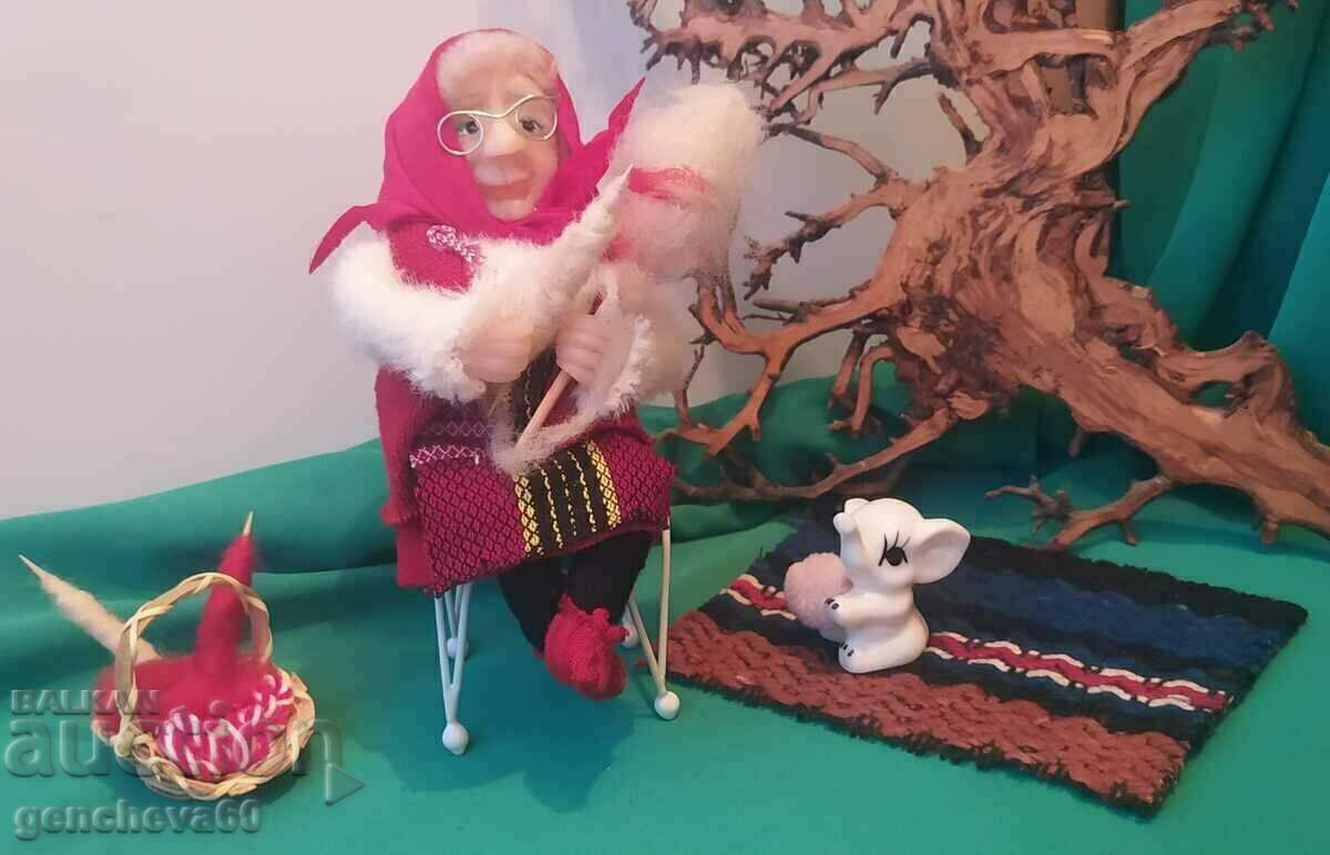 Handmade doll of Grandma Martha with price 30.00 BGN | € 15.34 Handmade doll of Grandma Martha with price 30.00 BGN | € 15.34