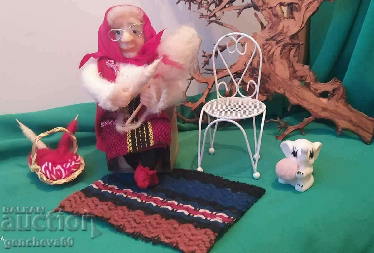 Auction Handmade doll of Grandma Martha Auction Handmade doll of Grandma Martha