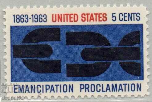 1963. SUA. Proclamarea emancipării.