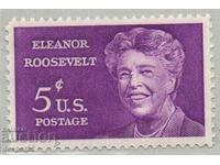1963. SUA. Eleanor Roosevelt.