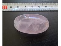 Mineral crystal rose quartz