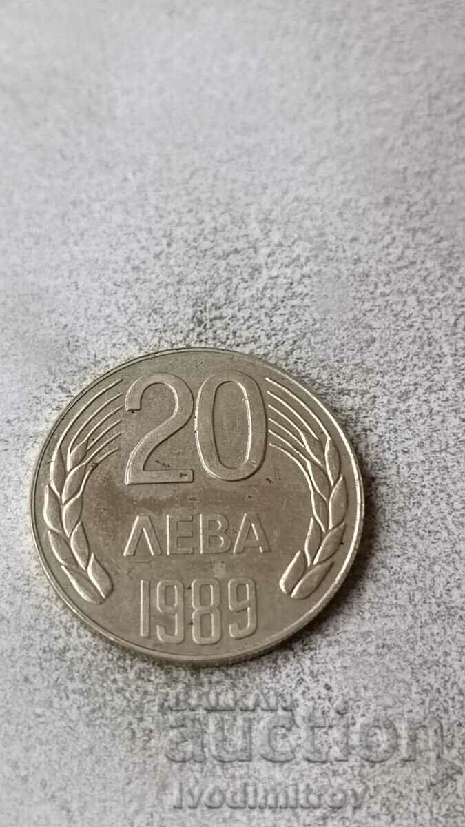 20 лева 1989