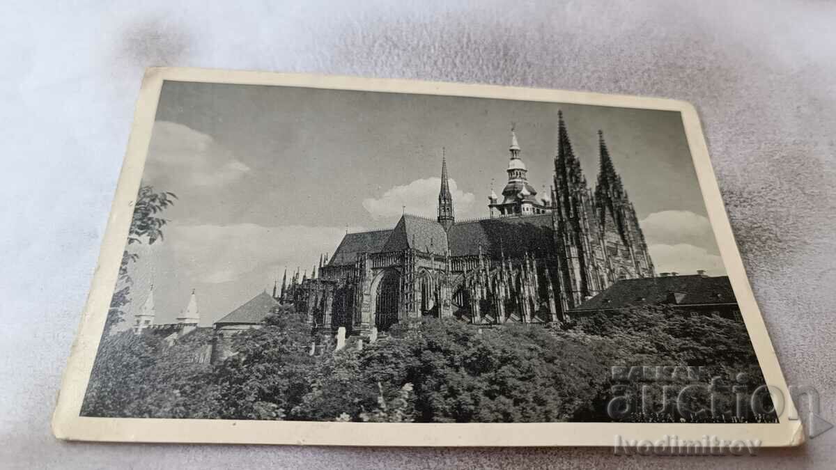 Carte poștală Praha St. Biserica Vitus