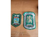 Lot of emblems of border troops