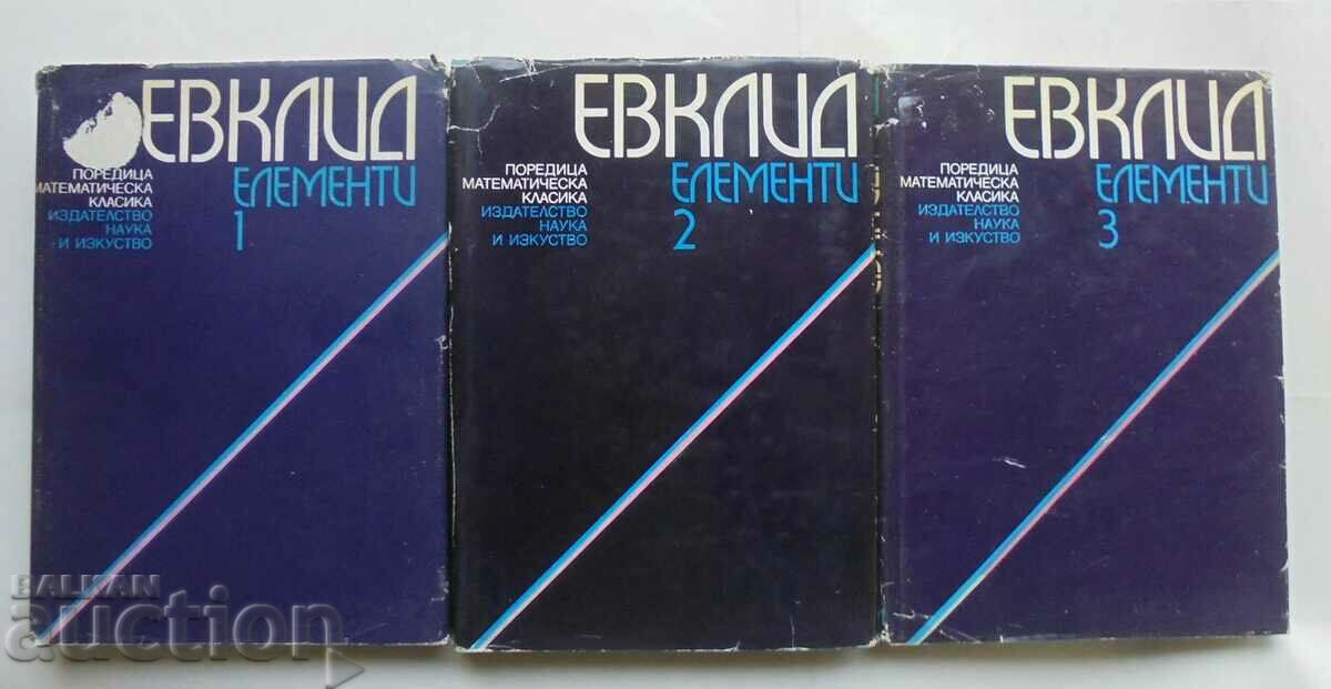 Elemente. Volumul 1-3 Euclid 1972 Clasici matematici