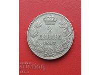 Serbia-2 dinars 1897