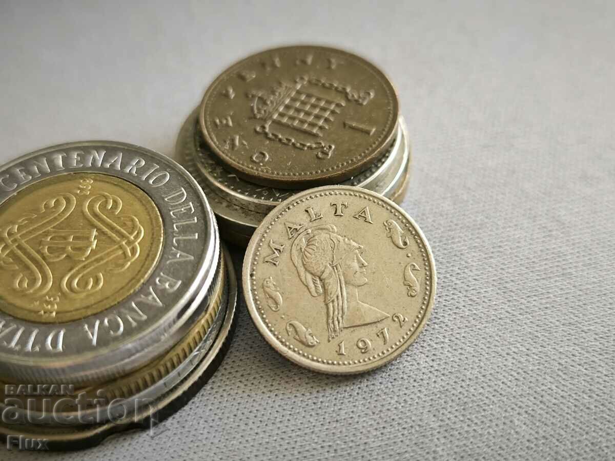 Монета - Малта - 2 цента | 1972г. с цена 1.75 лв. | € 0.89 Монета - Малта - 2 цента | 1972г. с цена 1.75 лв. | € 0.89