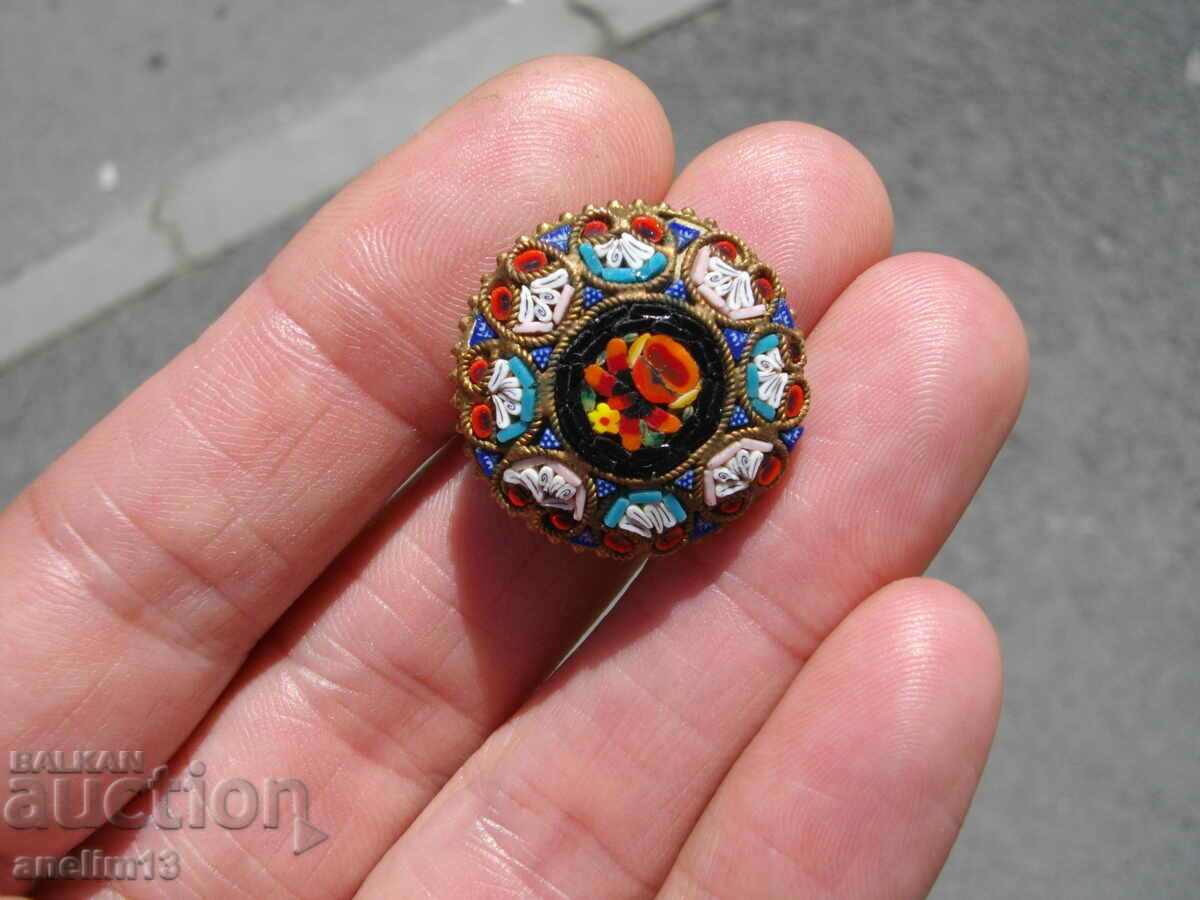 OLD VENETIAN MOSAIC BROOCH with price 35.00 BGN | € 17.90 OLD VENETIAN MOSAIC BROOCH with price 35.00 BGN | € 17.90
