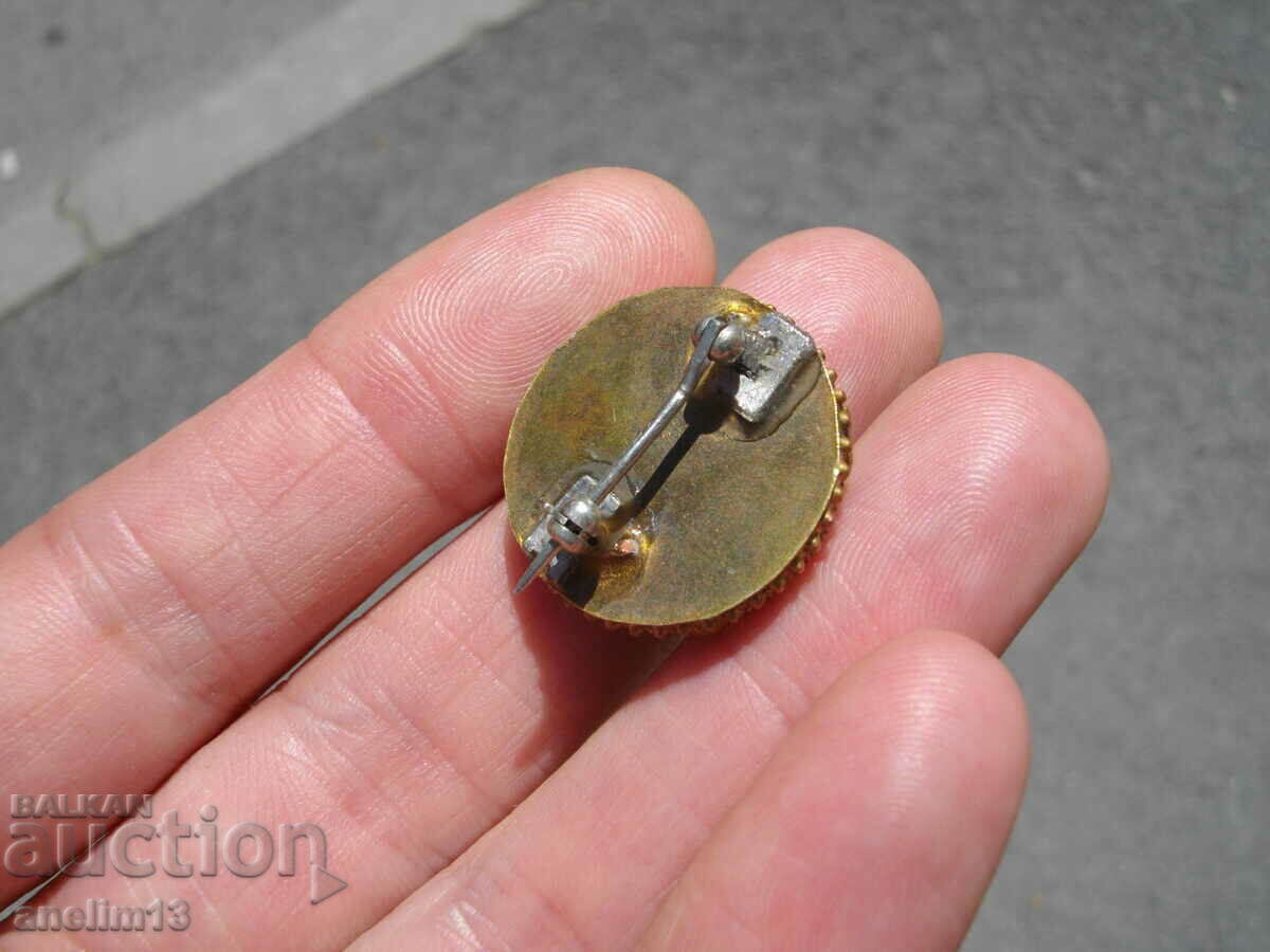 OLD VENETIAN MOSAIC BROOCH - 7 OLD VENETIAN MOSAIC BROOCH - 7