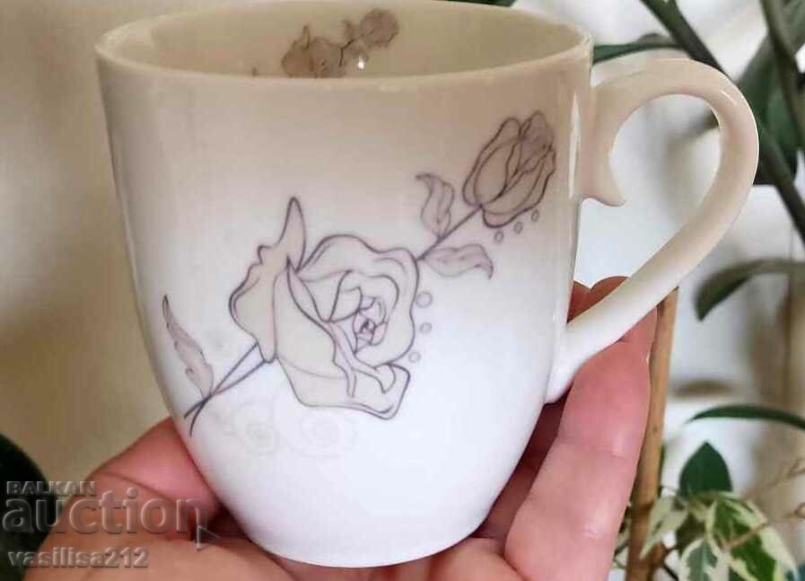 A porcelain cup!