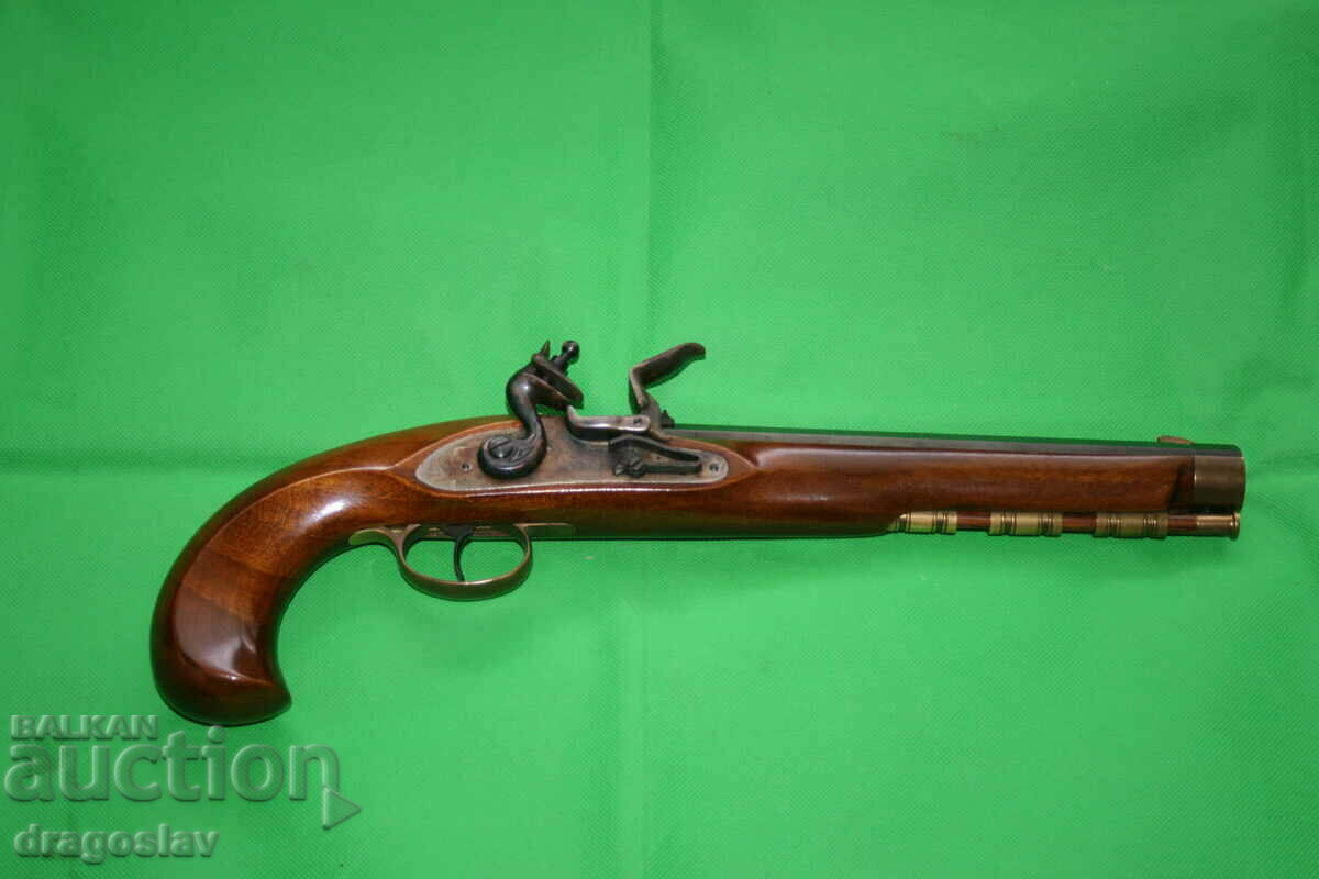 Kentucky .45 caliber flintlock pistol