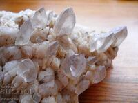 Mountain crystal in feldspar (unique druse)