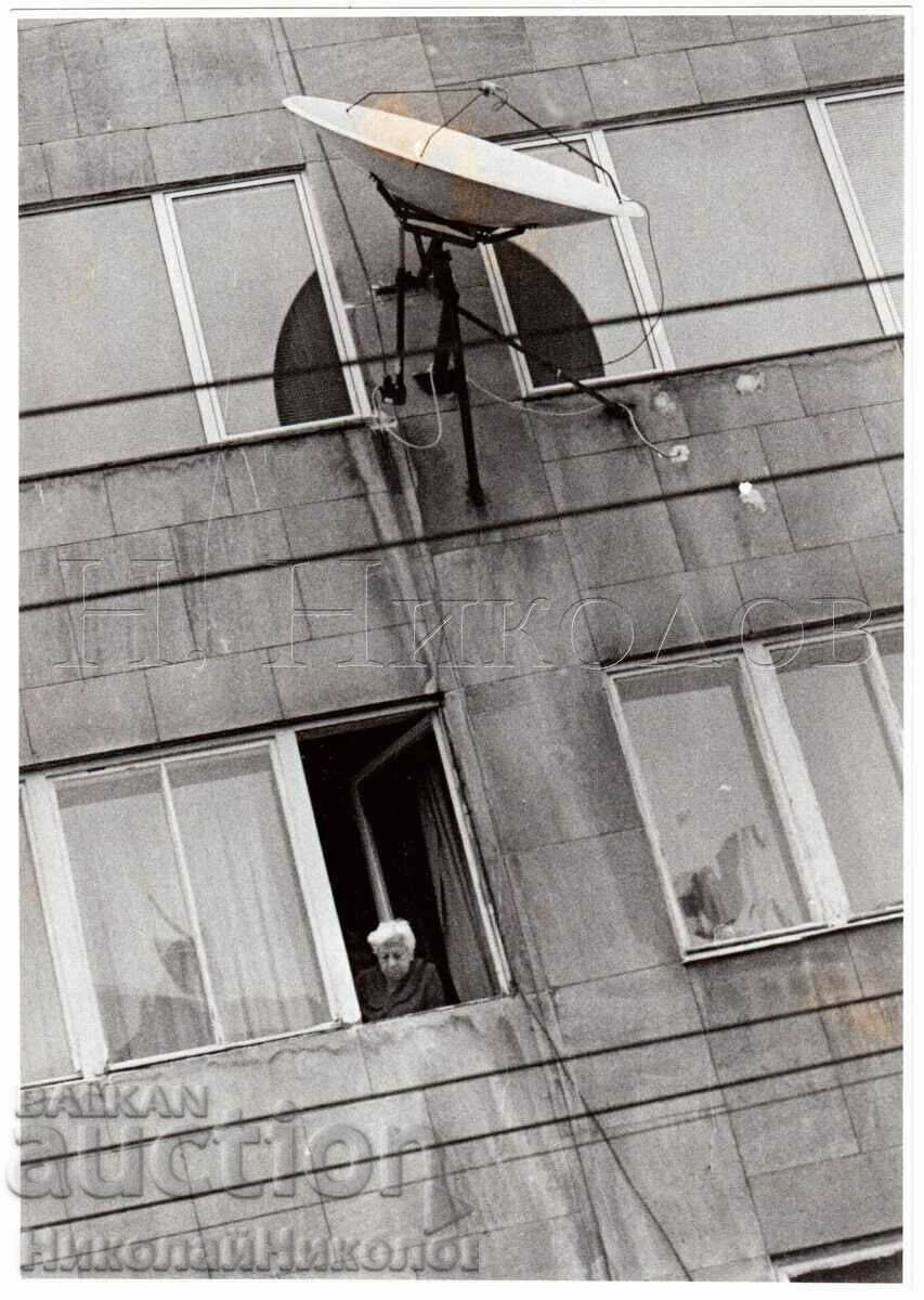 OLD PHOTO STREET VIEW SIZE ~ 23.5 x 17 cm DEFECT G865 OLD PHOTO STREET VIEW SIZE ~ 23.5 x 17 cm DEFECT G865