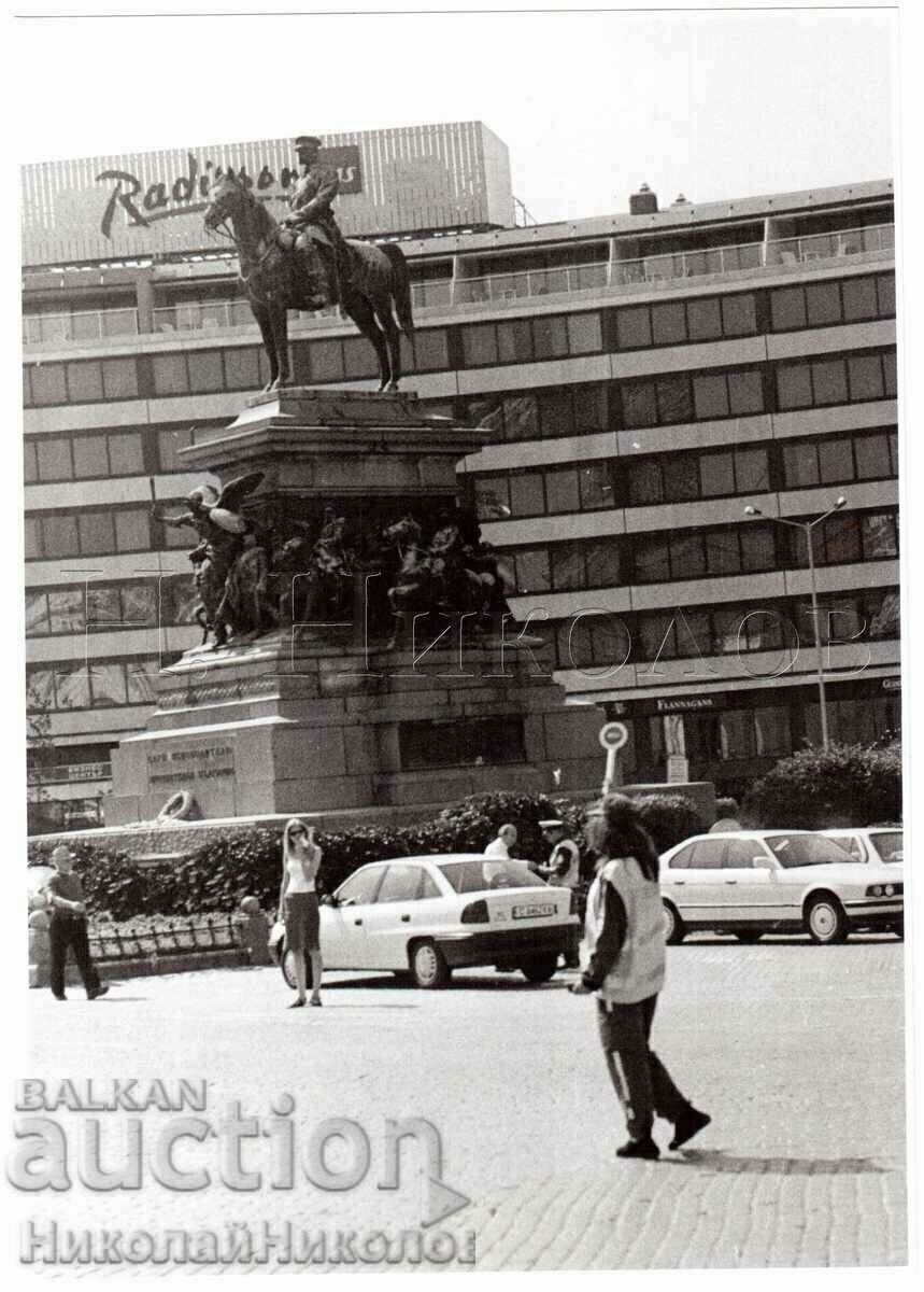 FOTO VECHI SOFIA STREET VIEW DIMENSIUNE ~23,5 x 17 cm D867