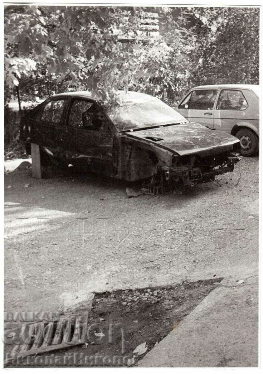 OLD PHOTO STREET VIEW SIZE ~23.5 x 17 cm D868 OLD PHOTO STREET VIEW SIZE ~23.5 x 17 cm D868