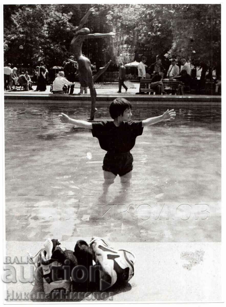 OLD PHOTO SOFIA STREET VIEW SIZE ~23.5 x 17 cm D869 OLD PHOTO SOFIA STREET VIEW SIZE ~23.5 x 17 cm D869