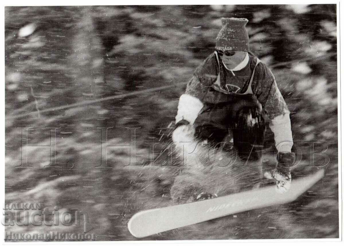 FOTO VECHE DIN O EXPOZIȚIE DE FOTO DIMENSIUNE ~23,5 x 17 cm D871