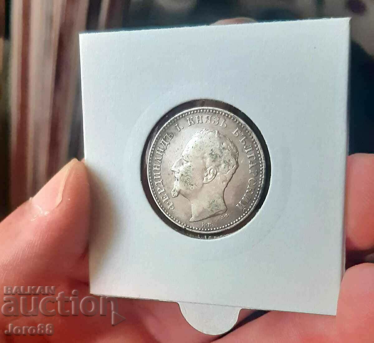 1 lev 1891 Silver coin Principality of Bulgaria - 7 1 lev 1891 Silver coin Principality of Bulgaria - 7