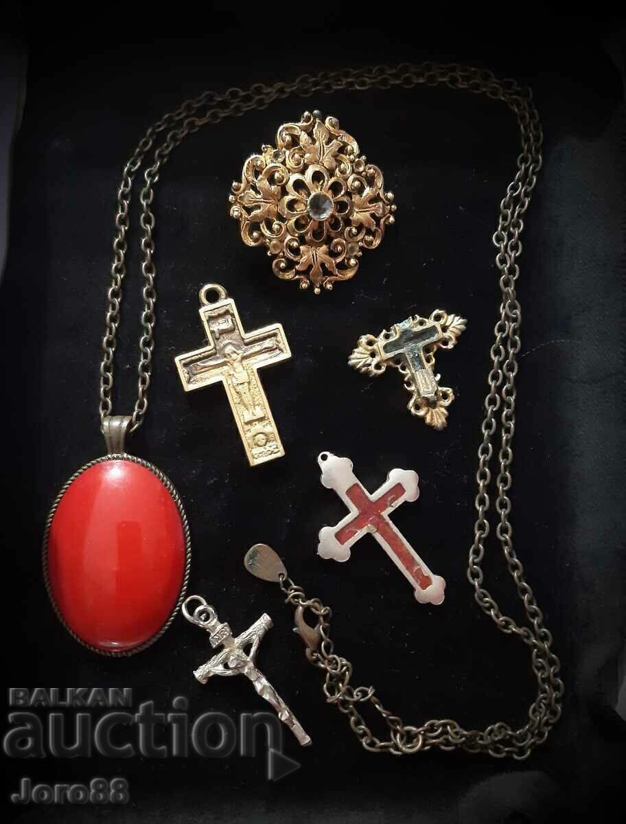 Old jewelry, cross, jewelry, brooch Old jewelry, cross, jewelry, brooch