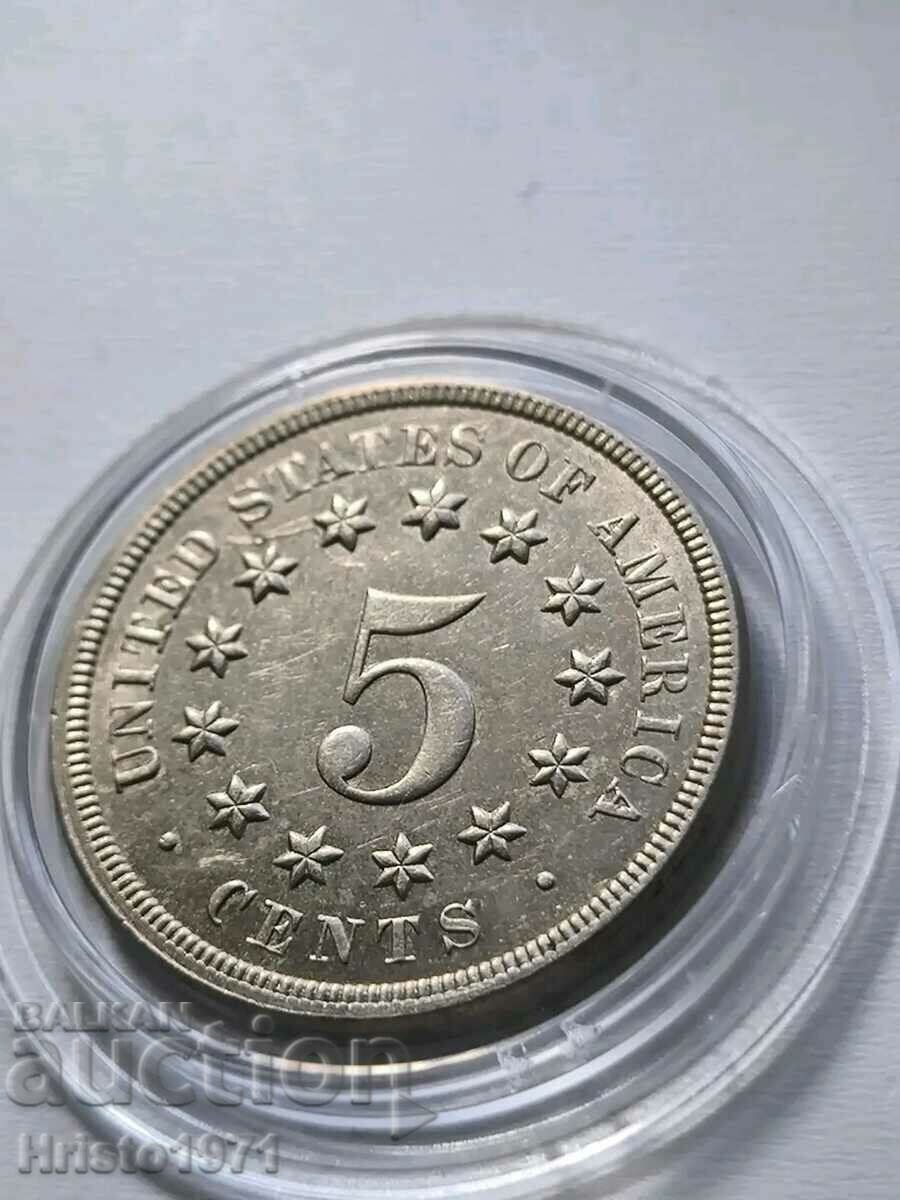 5 σεντς 1868