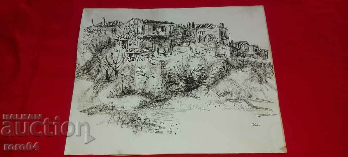 SOZOPOL - OLD STREET - art. K. KULAKOV