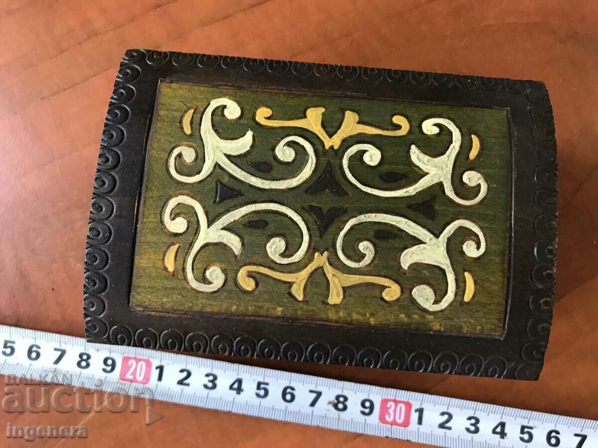 BOX WOOD PYROGRAPH DRAWING ANTIQUE FROM SOCA MOSTRA with price 32.00 BGN | € 16.36 BOX WOOD PYROGRAPH DRAWING ANTIQUE FROM SOCA MOSTRA with price 32.00 BGN | € 16.36
