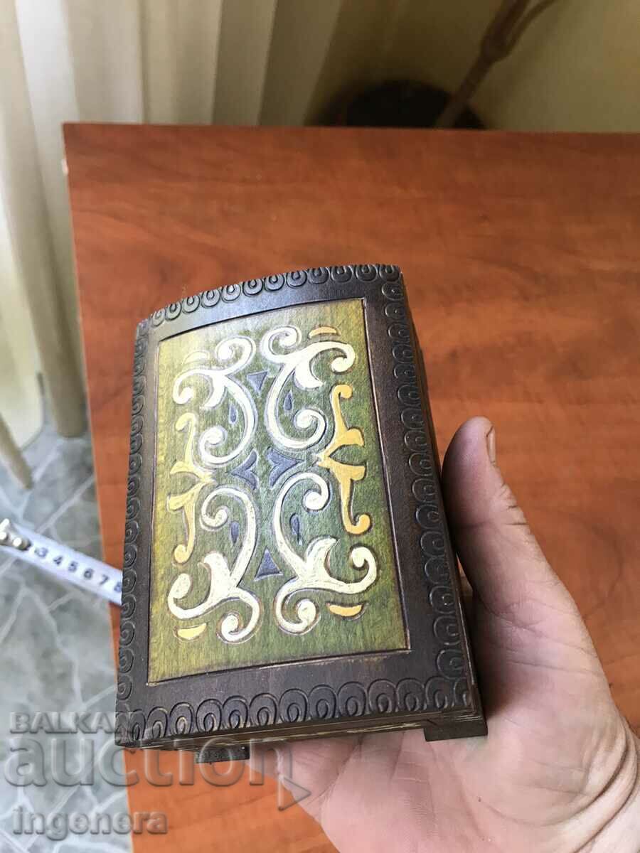 BOX WOOD PYROGRAPH DRAWING ANTIQUE FROM SOCA MOSTRA - 5 BOX WOOD PYROGRAPH DRAWING ANTIQUE FROM SOCA MOSTRA - 5