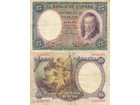 tino37- SPANIA - 25 PESETE - 1931 - F
