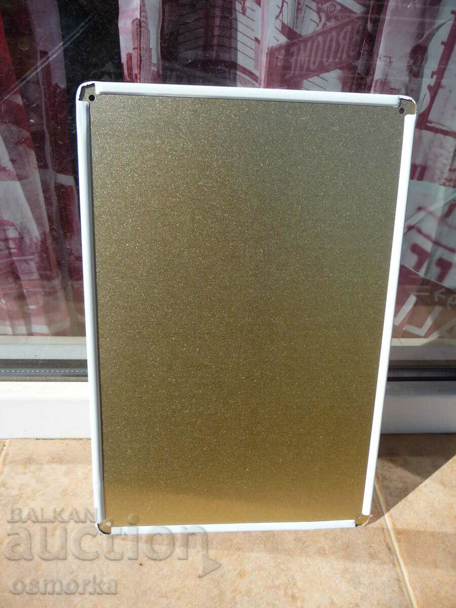 Auction  Beer Metal Sign Cheers! a man and a woman are drinking a pint :)