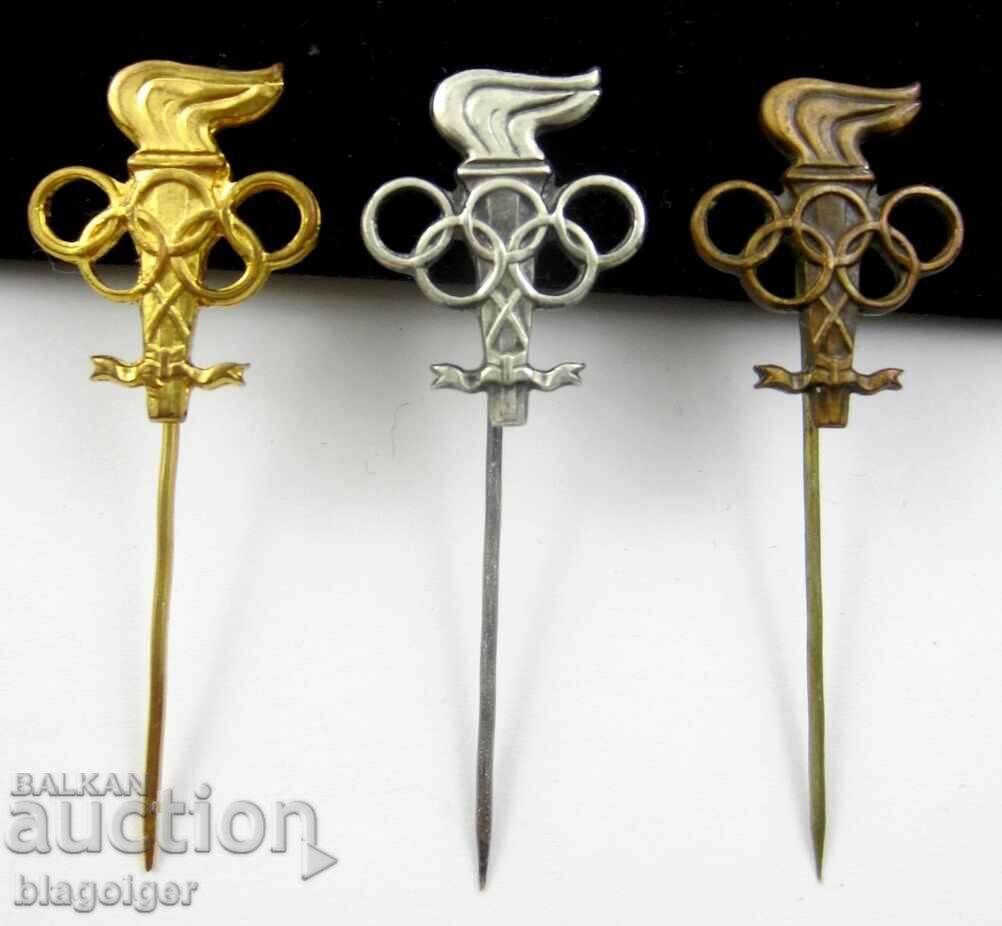 Auction Olympic Badges - Polish Olympic Committee for Rome 1960 Auction Olympic Badges - Polish Olympic Committee for Rome 1960