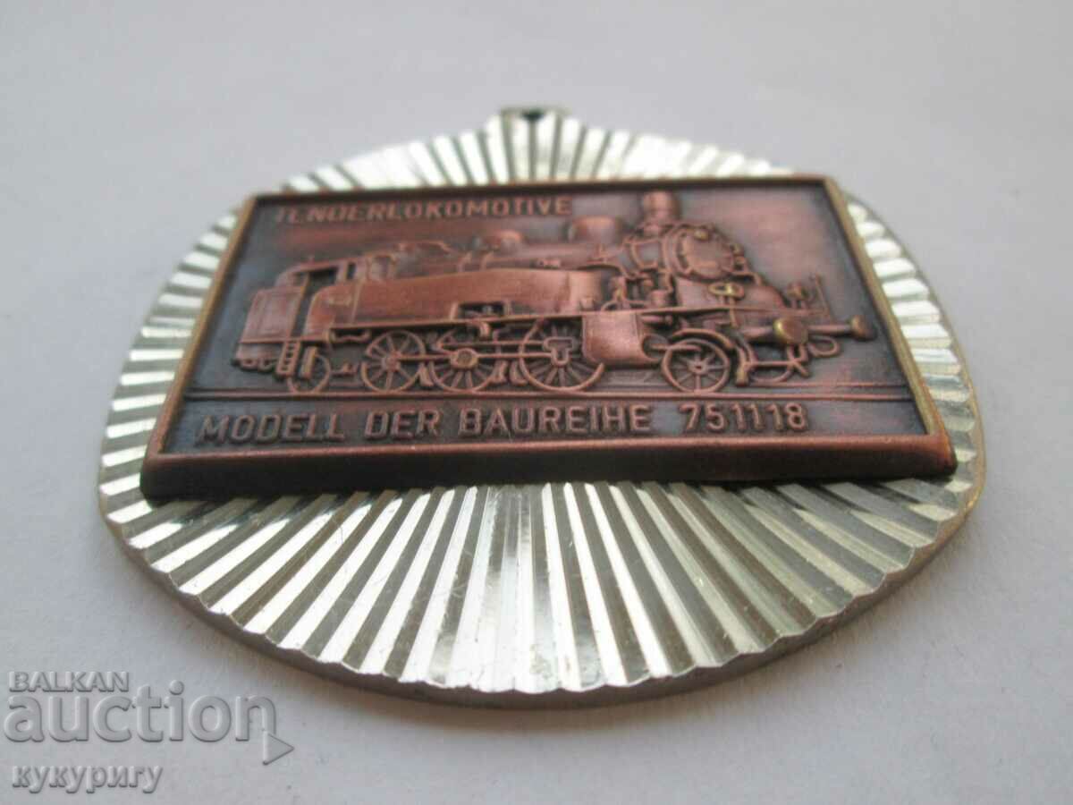 Old railway medal sign railway railways train Germany with price 30.00 BGN | € 15.34 Old railway medal sign railway railways train Germany with price 30.00 BGN | € 15.34
