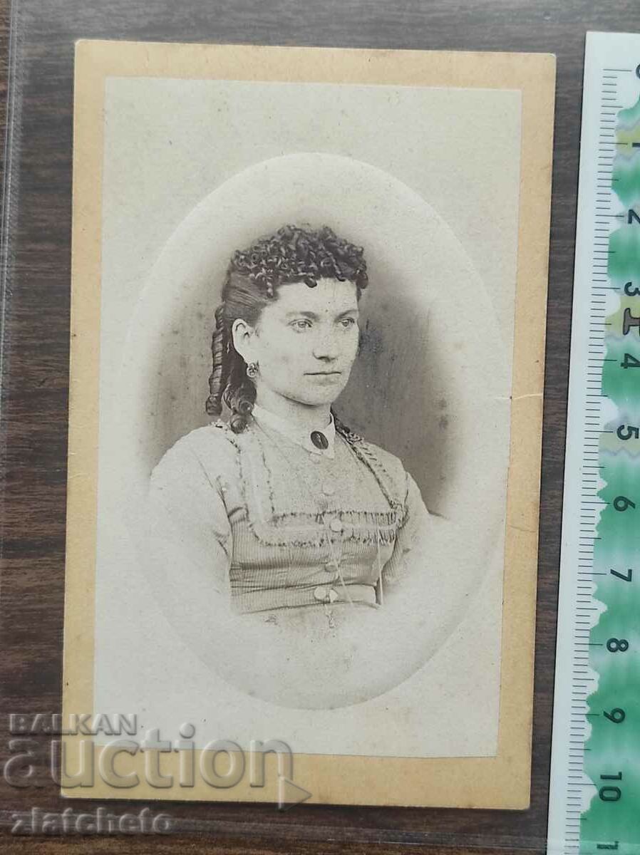 Old cardboard photo - studio Nikola Hitrov Svetlopisets with price 150.00 BGN | € 76.69 Old cardboard photo - studio Nikola Hitrov Svetlopisets with price 150.00 BGN | € 76.69