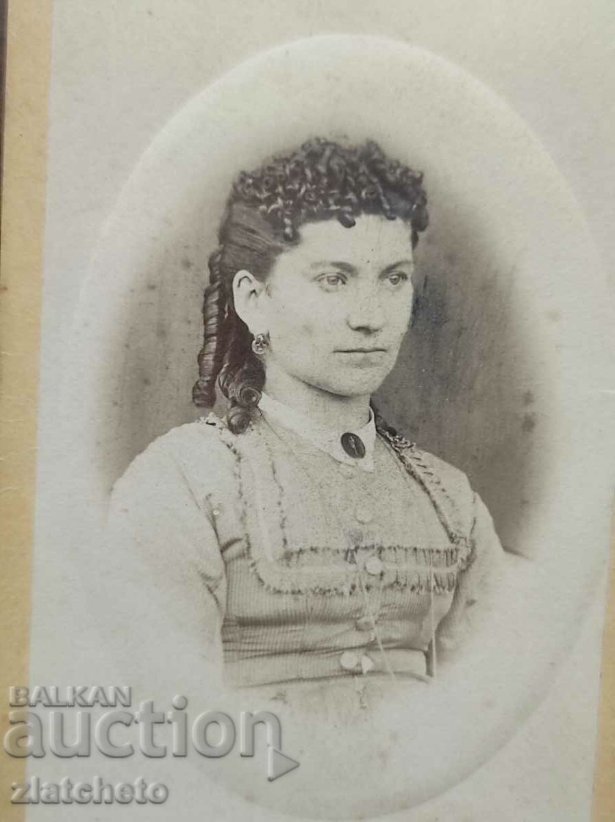 Auction Old cardboard photo - studio Nikola Hitrov Svetlopisets Auction Old cardboard photo - studio Nikola Hitrov Svetlopisets
