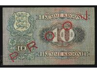 Estonia 10 Krooni 1937 Pick 67s Sapimen PROOV aUnc