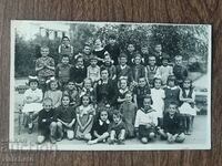 Стара снимка Царство България - Училищен клас