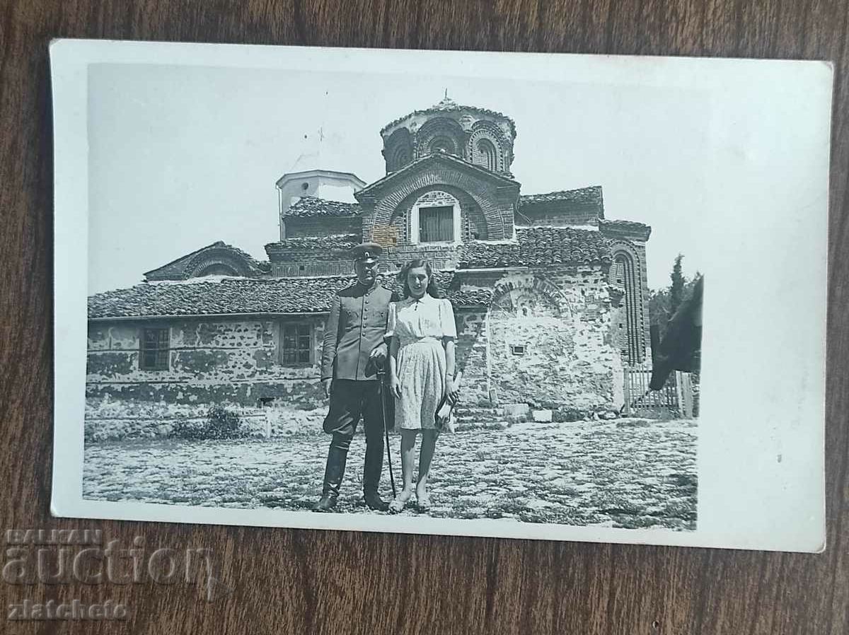 Old photo Kingdom of Bulgaria - Ohrid, the church "St. Klime.."