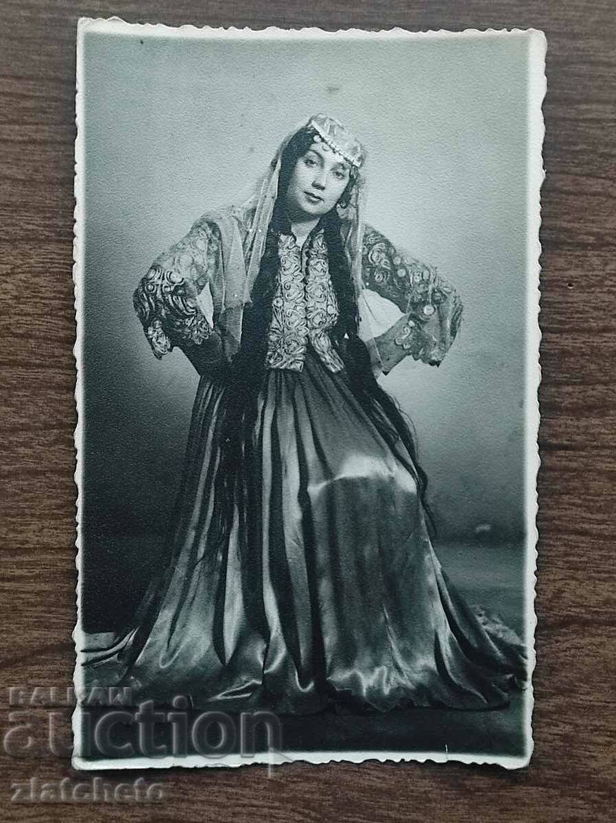 Old photo - Miglena from "Khan Tabar" Pleven 1949