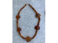 Necklace with Large Pieces of Natural Amber