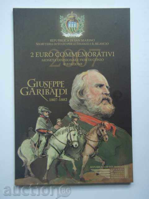 2 Euro 2007 San Marino "Garibaldi" /Сан Марино/ - Unc 2 евро с цена € 61.89 | 121.05 лв.