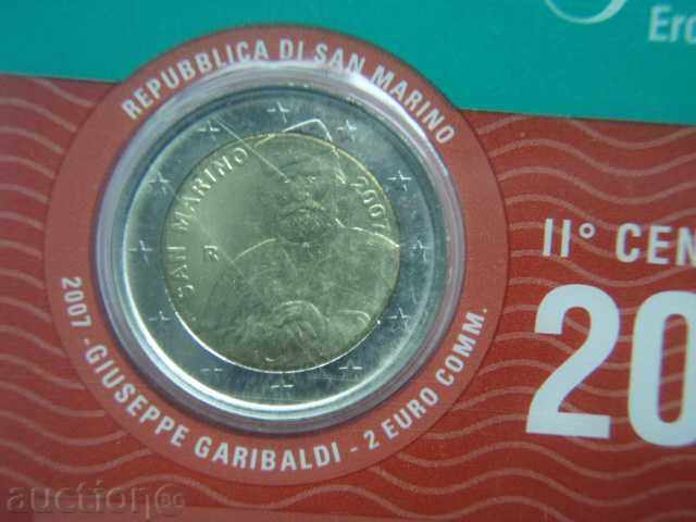 2 Euro 2007 San Marino "Garibaldi" San Marino Unc 2 Euro