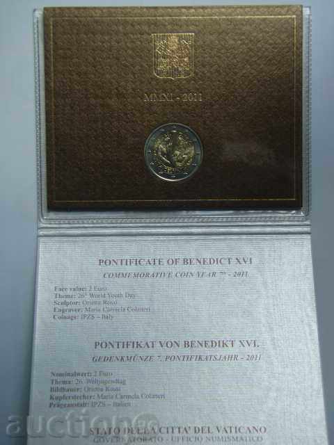 2 Euro 2011 Vaticana "Mondiale Della Gioventu" /Βατικανό/ με τιμή € 61.89 | 121.05 BGN 2 Euro 2011 Vaticana "Mondiale Della Gioventu" /Βατικανό/ με τιμή € 61.89 | 121.05 BGN
