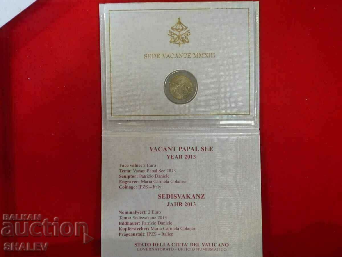 Доставка на 2 Euro 2013 Vaticana "Sede vaсante" (Ватикана) /2/- (2 евро)