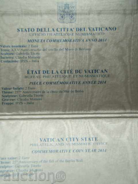 2 Euro 2014 Vaticana "Anniv. del crollo del muro" /Vatican/ - 5