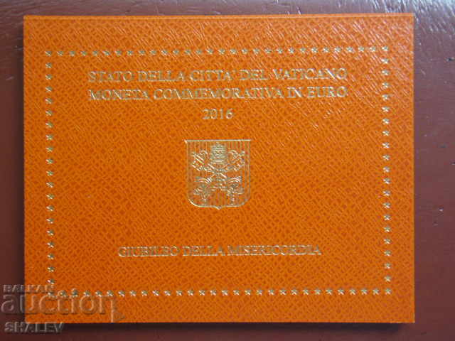 2 Euro 2016 Vaticana "Misericordia" /Vatican/ Unc (2 euros) with price 109.89 BGN | € 56.19 2 Euro 2016 Vaticana "Misericordia" /Vatican/ Unc (2 euros) with price 109.89 BGN | € 56.19