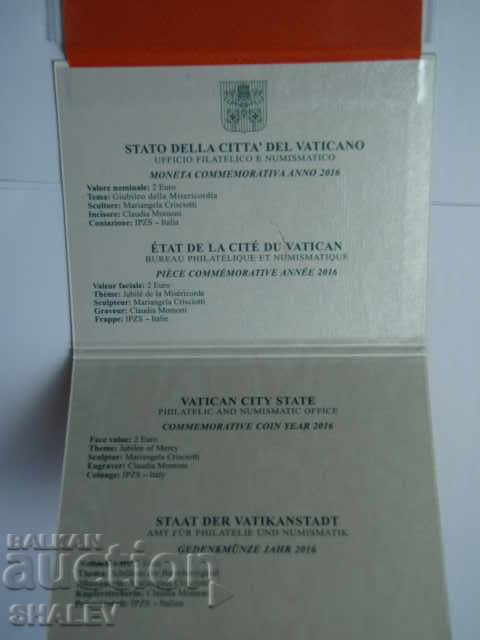 2 Euro 2016 Vaticana "Misericordia" /Vatican/ Unc (2 euros) - 5 2 Euro 2016 Vaticana "Misericordia" /Vatican/ Unc (2 euros) - 5