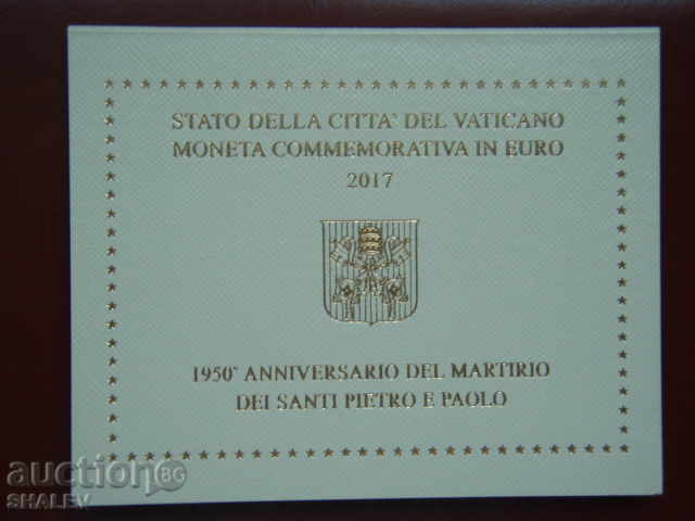 Delivery of 2 Euro 2017 Vaticana (1) "St. Pietro e Paolo" /Vatican/ Delivery of 2 Euro 2017 Vaticana (1) "St. Pietro e Paolo" /Vatican/