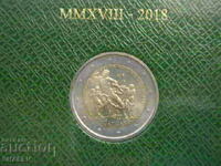 2 Euro 2018 Vaticana "Culturale" (1) Ватикана - Unc (2 евро)